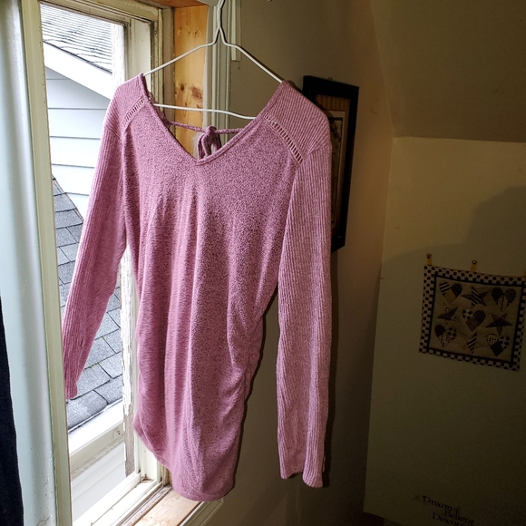 Ardenes purple and pink with lace and tie at back. - Picture 1 of 3